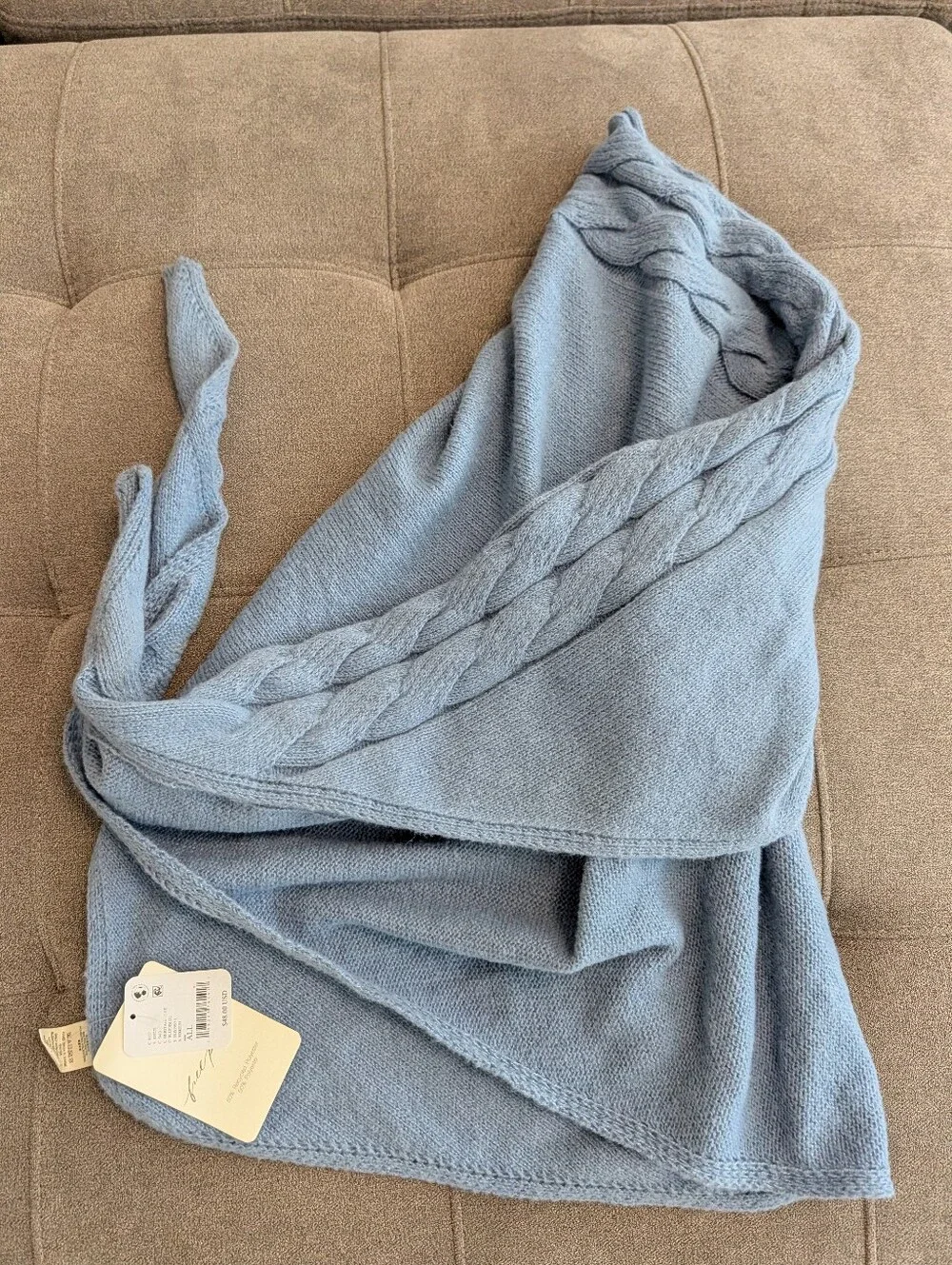 Free People Coastline Cable Knit Scarf - Picture 2 of 4